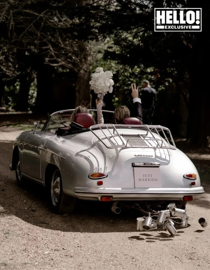 Olly and Amelia Car Wedding