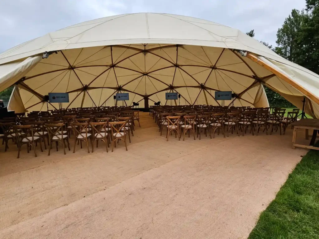 Off Grid Sessions at Osea Island outside The Dome
