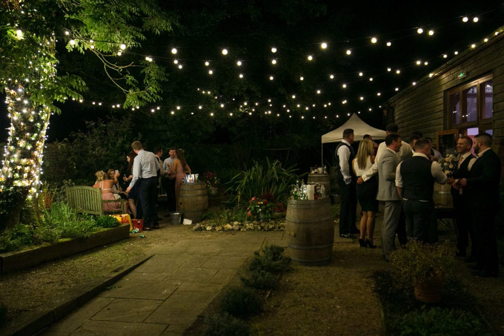 Festoon Lighting Setup