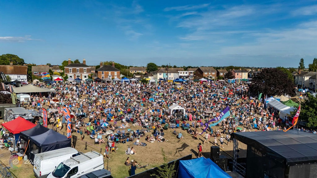 Crowd at Brightlingsea Music Festival